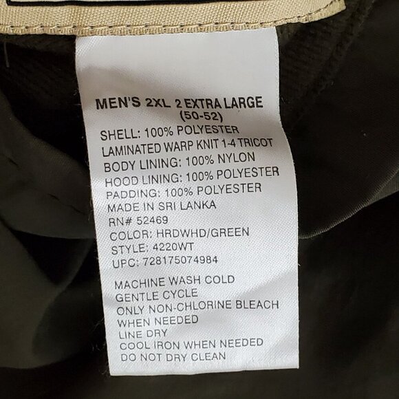 Woolrich Mens 2XL Reversible Camo Hunting Hooded Jacket Outdoor Guide Collection - Picture 5 of 16